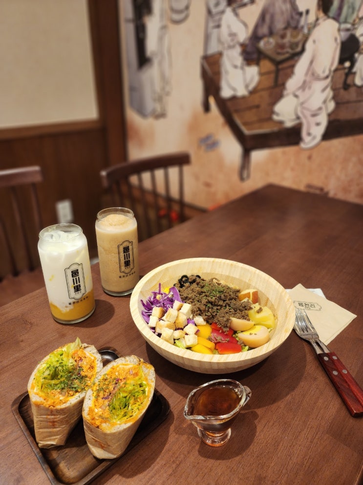  회기역카페 읍천리382 경희대 근처 샐러드 샌드위치 맛집