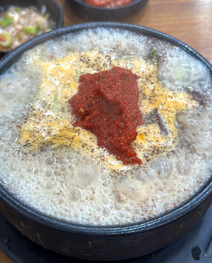 [상봉 맛집]쌀쌀한 날씨에 뜨끈한 순대국밥이 땡겨서 방문한 맛집 - 먹거리집