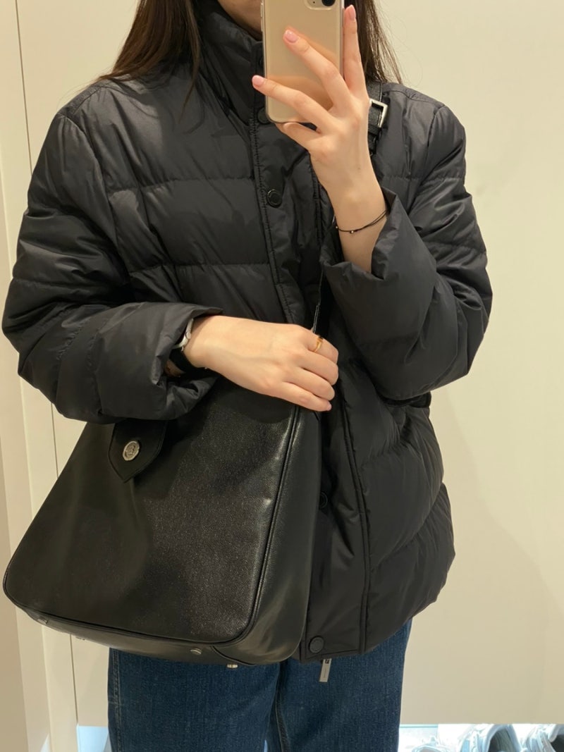 빈폴 레이디스 패딩, 블랙 후드 A라인 쇼트 다운 후기