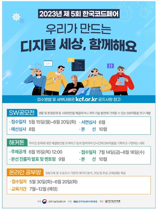 과기정통부, 2023년 한국코드페어 본선 대회 개최