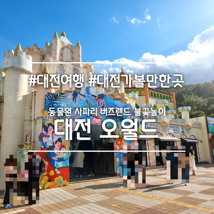  대전 여행 가볼만한곳] 대전 오월드 || 동물원 사파리 버드랜드 및 불꽃놀이 시간 장소 명당