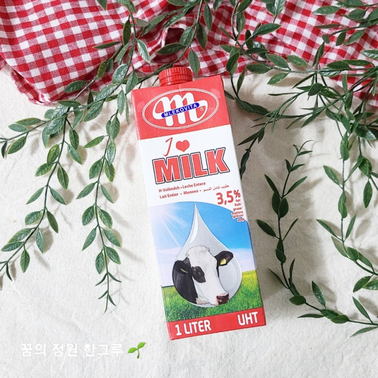  폴란드 수입우유 믈레코비타 멸균우유 장점 단점 솔직후기 소비기한 읽는 방법 보관