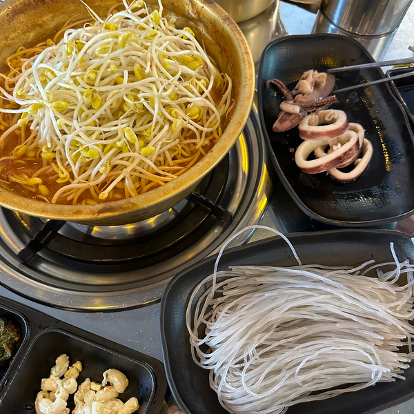  완주 봉동 오징어 숙회와 고등어구이까지 주는 양푼갈비스토리
