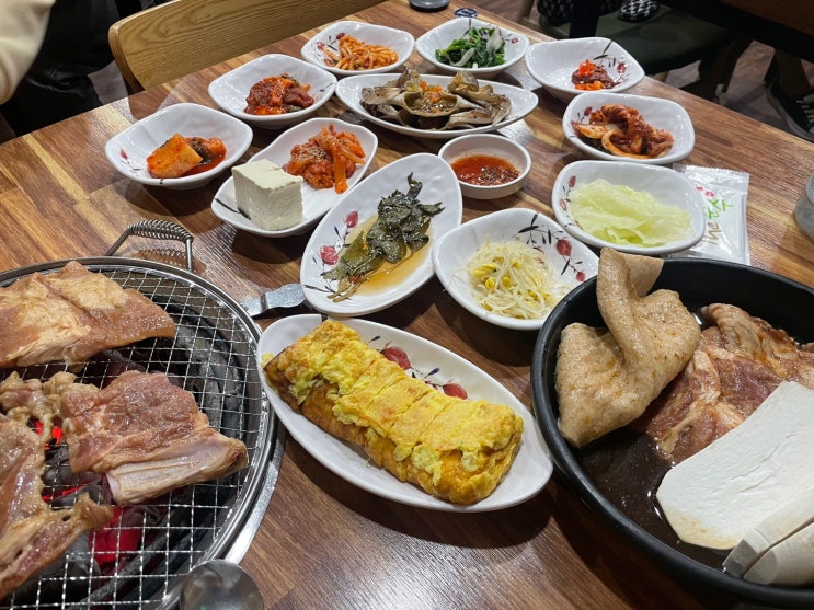  화순돼지갈비맛집 초원갈비 양이 정말 많은 집