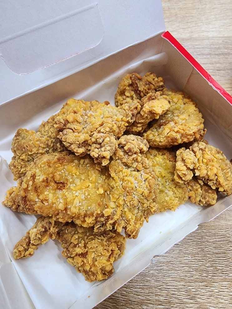  롯데리아 신제품 - 깡돼후 돼지후라이드 리뷰! 와 이거 개맛있네ㄷㄷ