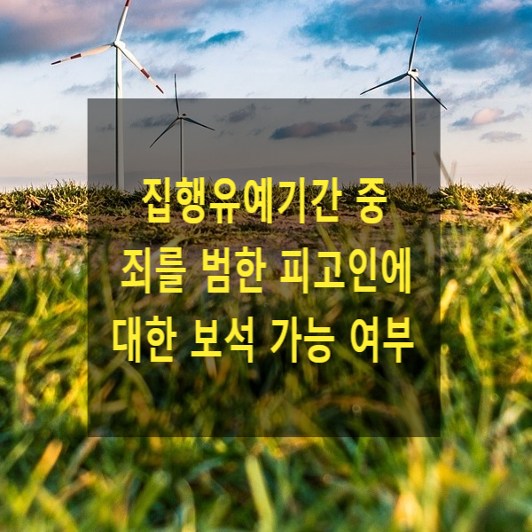  집행유예기간 중 죄를 범한 피고인에 대하여 보석이 가능한지 여부