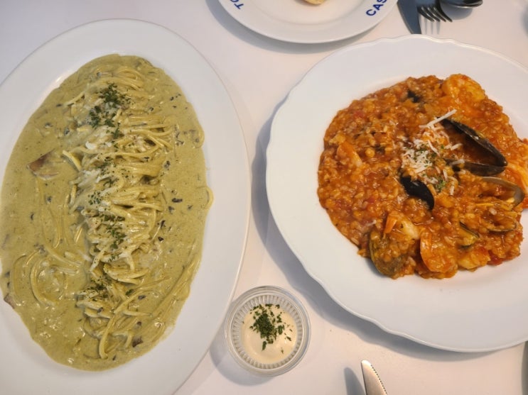  [부천맛집] 투파인드피터 부천역점, 메뉴판 전복내장크림파스타 냠냠