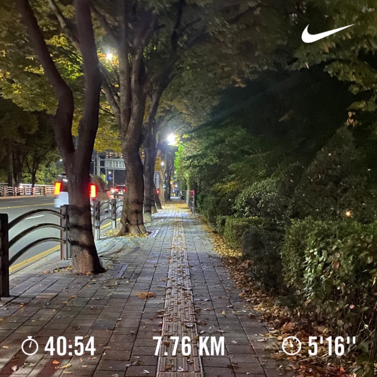  러닝로그_231027 허전런