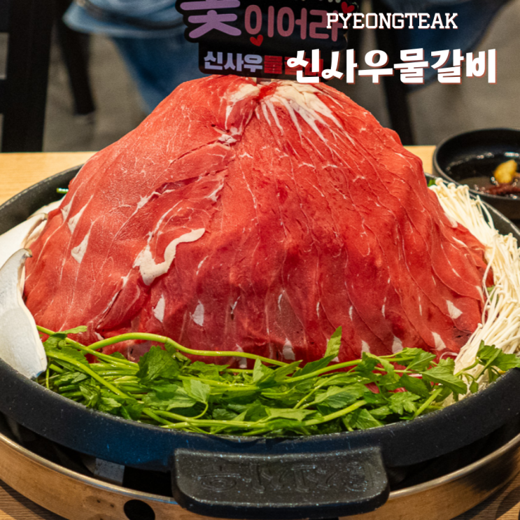  평택 안중 맛집 신사우물갈비 가성비 좋은 산더미물갈비 후기