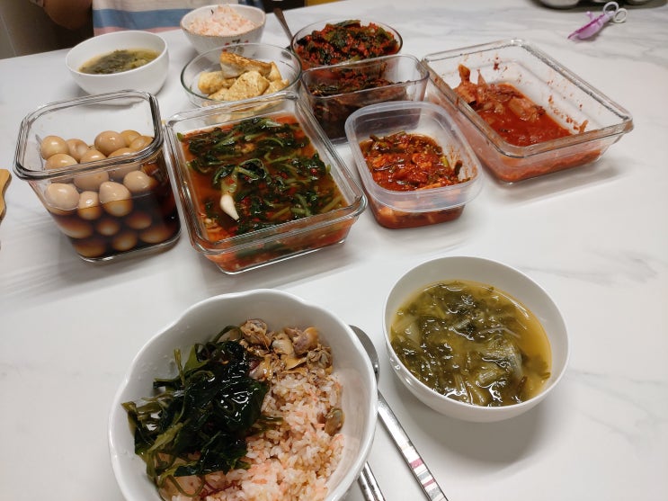  자연공감+꼬막해초비빔으로 간단하게 한끼 식사를 해결하세요!!(feat.간장맛)