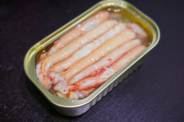  편하게 먹는 밥도둑 대호수산 대게장과 붉은대게다리살 통조림