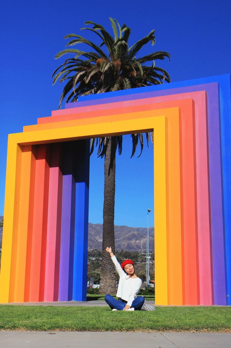  [Santa Barbara] LA 근교 산타 바바라 인스타 인생샷 스팟! Cromatic Gate & Paseo Nuevo