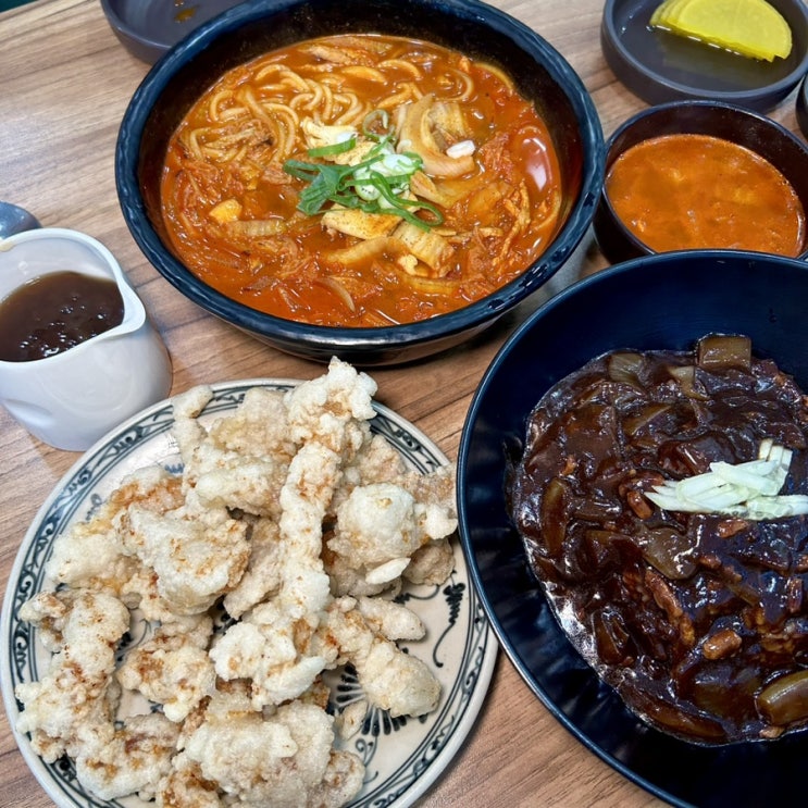 [인천 ] 가족식사하기 좋은 가성비 짬뽕맛집 한짬뽕 만수점