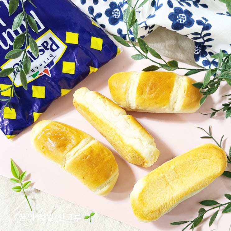 파스키에 팡올레 버터맛빵 영양성분 1개 칼로리 프랑스 냉동빵 유통기한 보관 촉촉하게 전자레인지 해동 데우는 방법