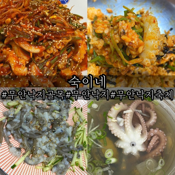  무안 낙지골목 맛집 특별했던 낙지요리 숙이네