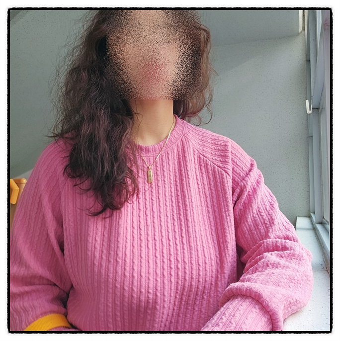  디얼온 니트맨투맨 심플 기본아이템 데일리룩 가을옷 리뷰