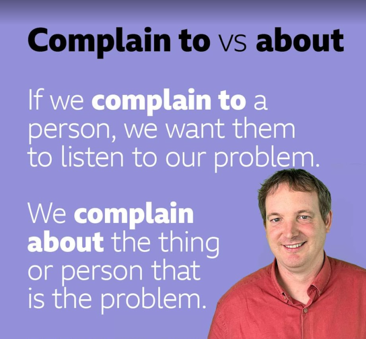 [영어] Complain to와 Complain about의 차이를 아시나요?