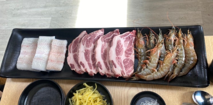 [인천 가좌동 맛집] ‘논현장어명가’ 명가스페셜 먹은 후기(민물장어+새우+이베리코흑돼지)