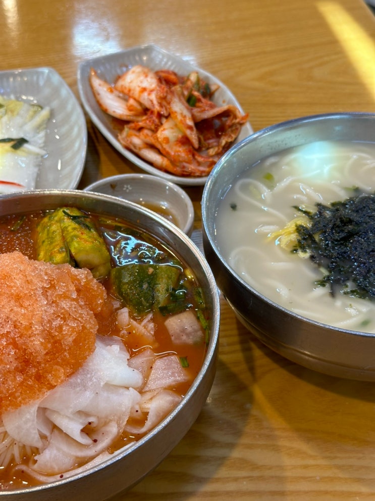  원조 개성집에서 남양주 오이소박이국수 드셔보심?