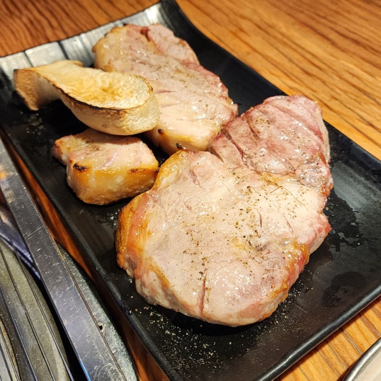  대구북구 고기맛집, 초벌해줘서 좋았던 1kg왕소금구이