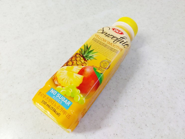  오케이에프 옐로스무디 제로슈가 350ml