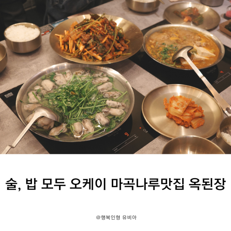 서울식물원 근처 마곡나루맛집 옥된장