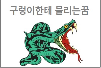  구렁이꿈 구렁이한테 물리는꿈 구렁이 잡는 꿈 구렁이 죽이는 꿈 해몽