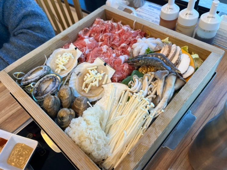  [구읍뱃터 맛집] 오션뷰! 몸보신하기 좋은 커플편백찜 맛집 하늘샤브