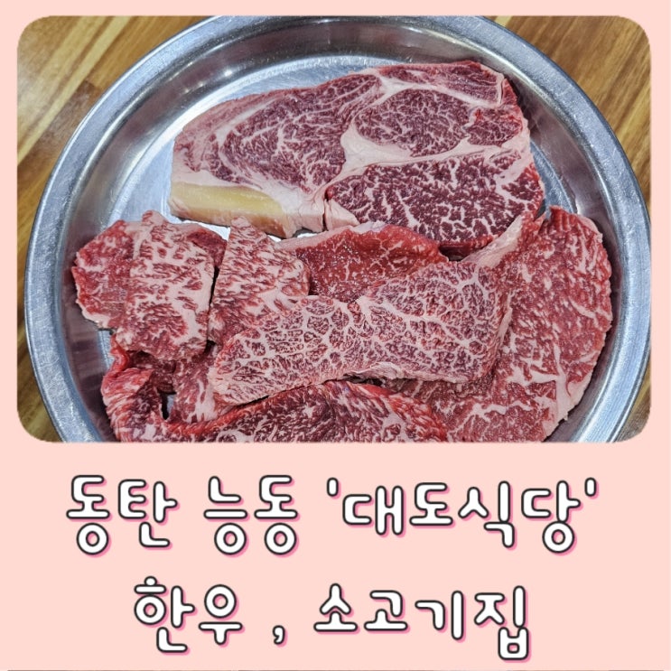  [동탄 능동] 대도식당 - 한우, 소고기 맛집, 회식장소 추천