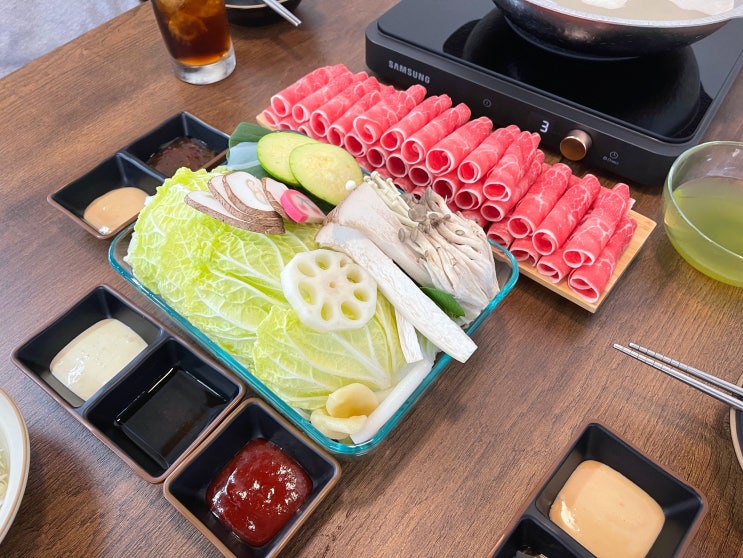  해운대 해리단길맛집 깔끔한 샤브샤브 월남쌈 샤브화