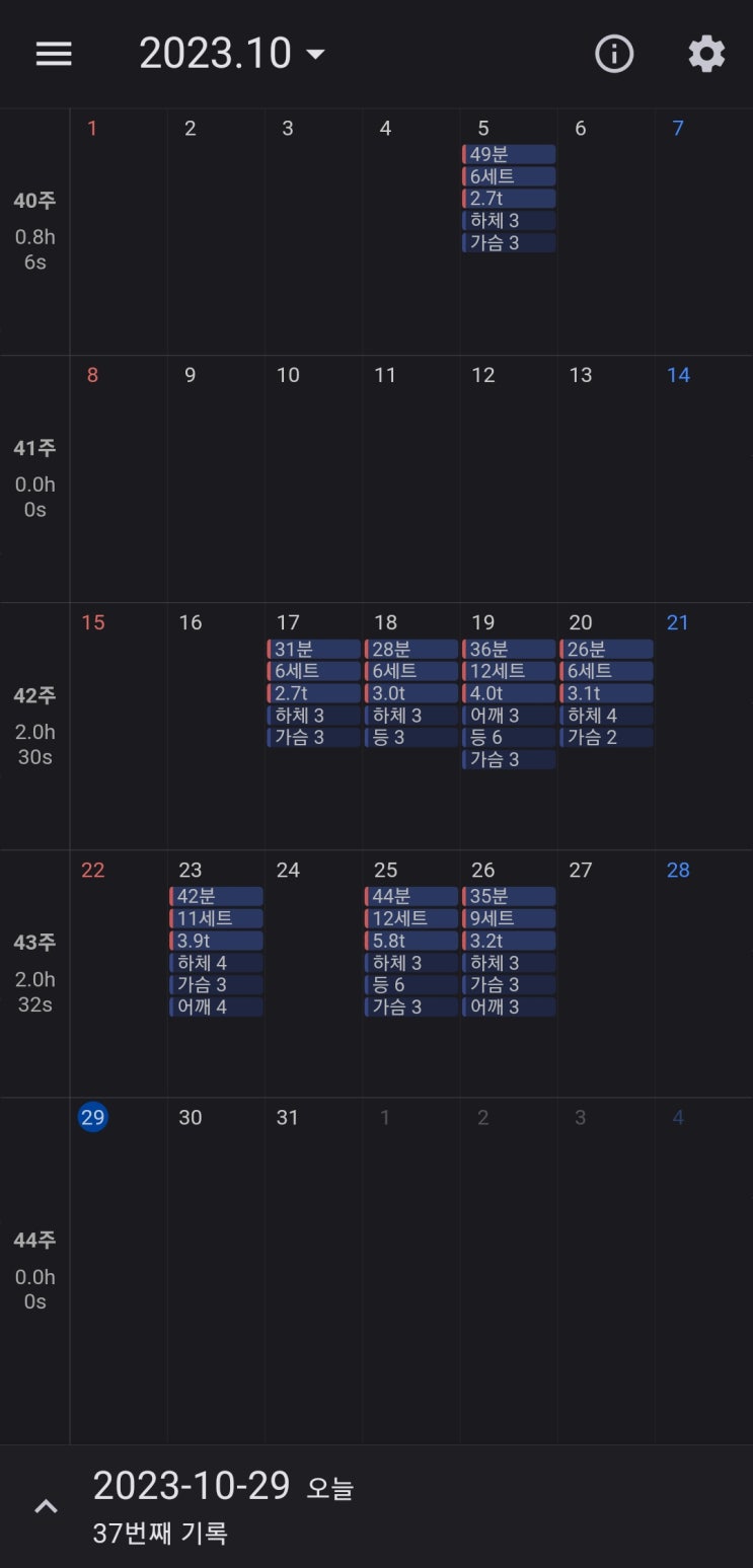  운동일지 - 데드리프트 자세, 많이 고쳤습니다.