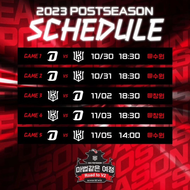  2023 KBO 플레이오프 NC KT위즈 티켓 예매 방법 및 일정 엔씨 케이티