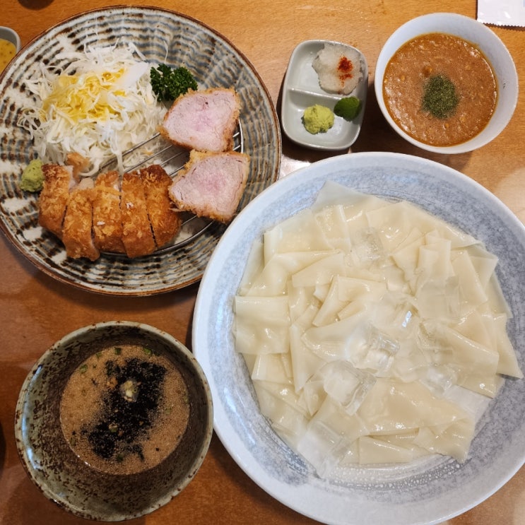  광주 맛집 봉선동 정동 돈까스 모듬카츠&냉우동 졸맛탱