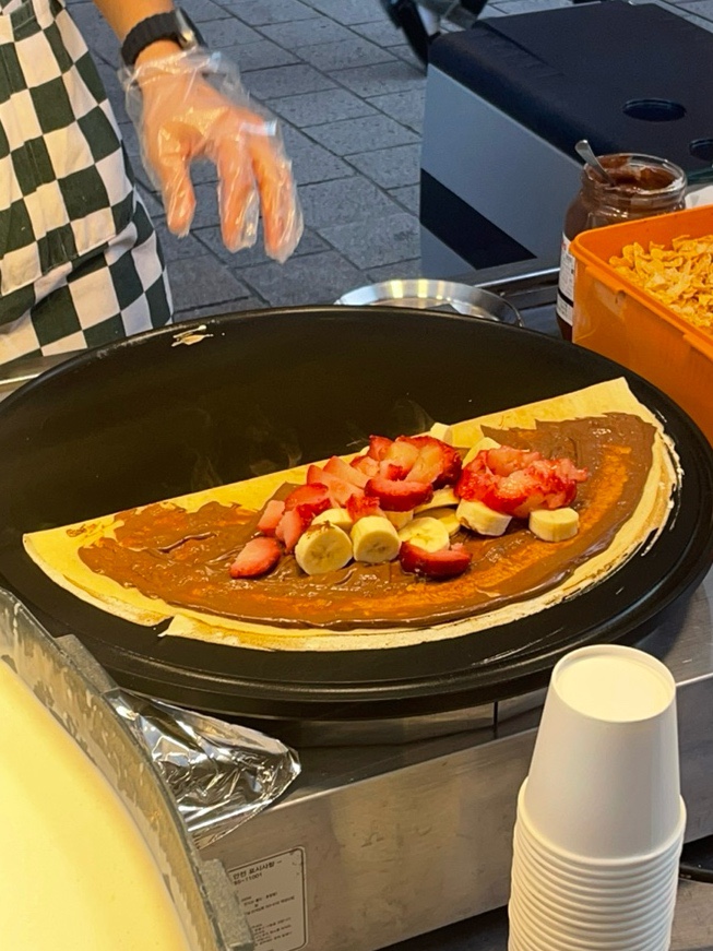  [명동] “마법의 크레페” 누텔라+바나나 맛없없 조합 크레페