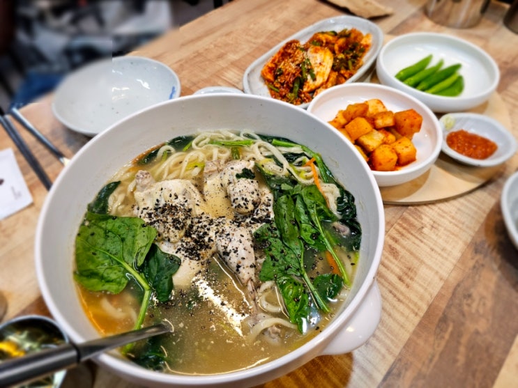  구미 산동 닭칼국수 맛집 산에서 온 삼계탕&백숙