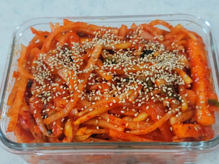  배 무생채 만드는법 무요리