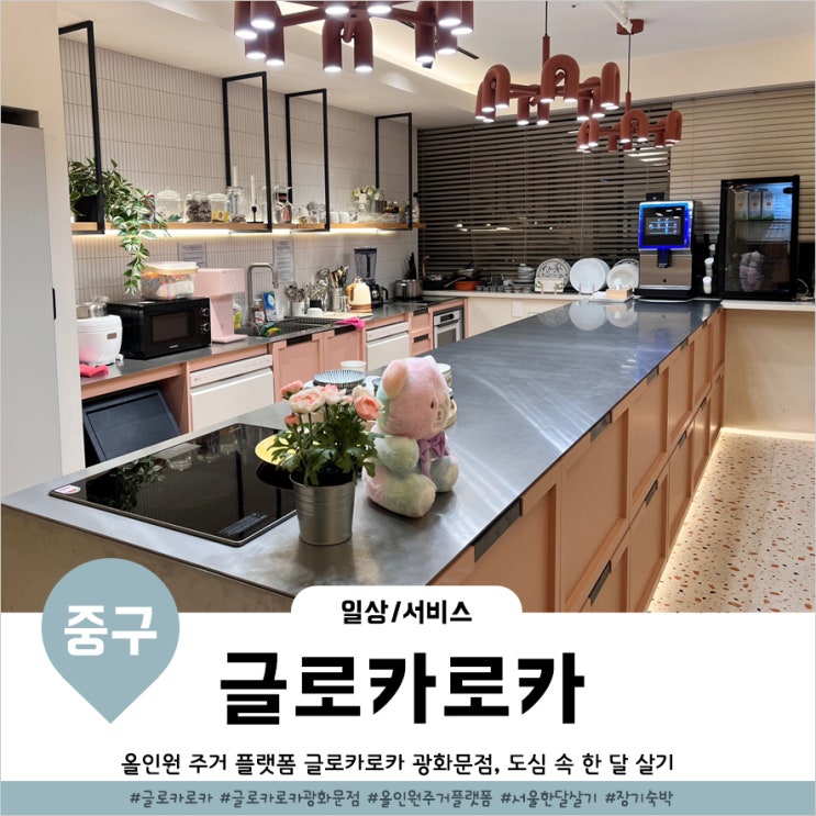  서울한달살기 오래 묵고싶은 광화문호텔 글로카로카