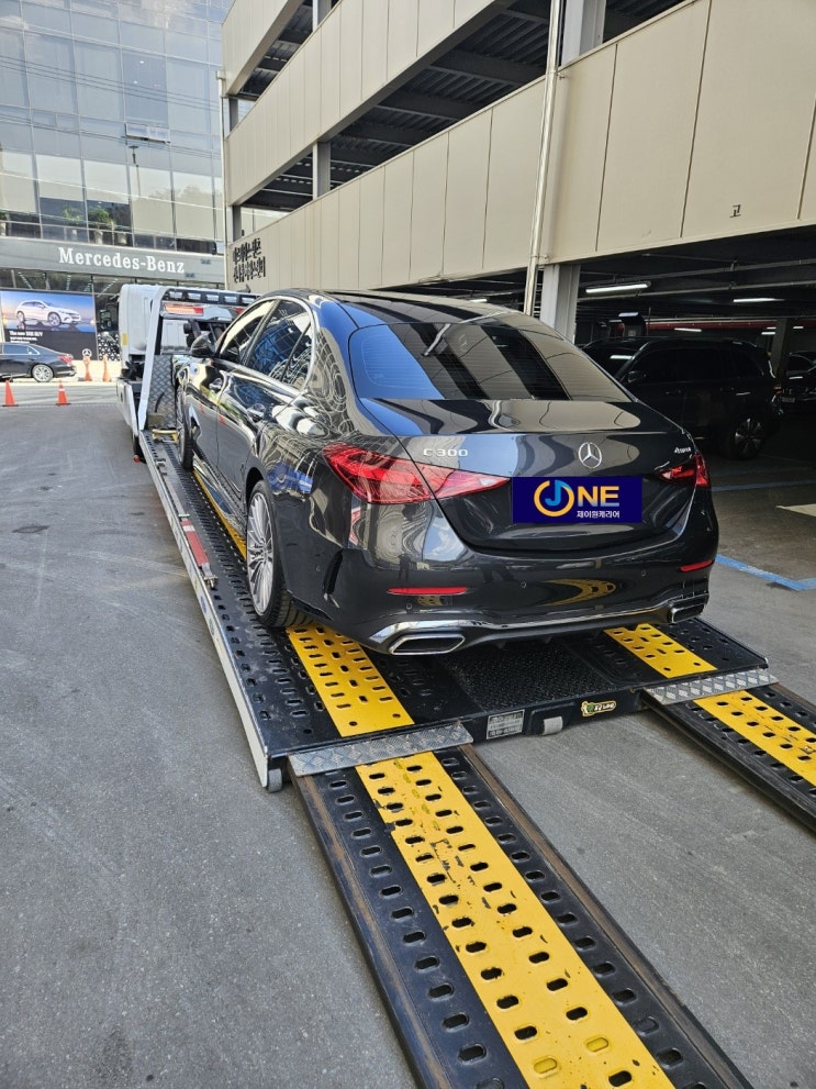  벤츠C300 4matic 창원성산구에서~부산진구 전포동 벤츠신차탁송 단독캐리어탁송입니다 [제이원캐리어]