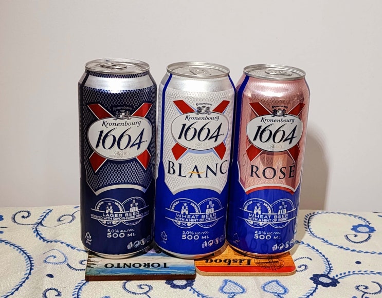 블랑 맥주 종류와 크로넨버그 1664 블랑 원산지 가격 도수 칼로리