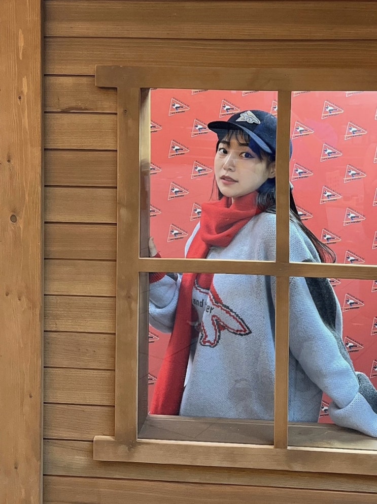  메종키츠네 x 앤드원더 콜라보 컬렉션 매장에서 입어봤어요 (MAISON KITSUNE X AND WANDER)