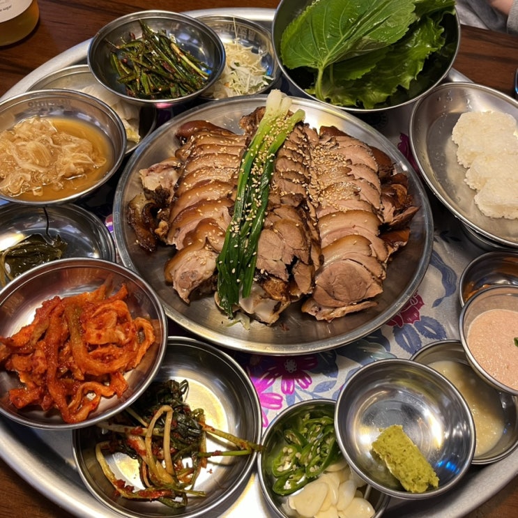  중랑구맛집 완미족발 한상차림 꿀조합대로 먹고 온 솔직후기