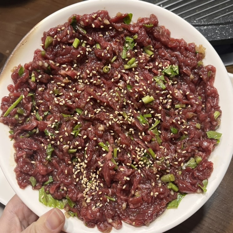  영천 맛집 화평대군식당 입에서 녹는 한우갈비살과 육회