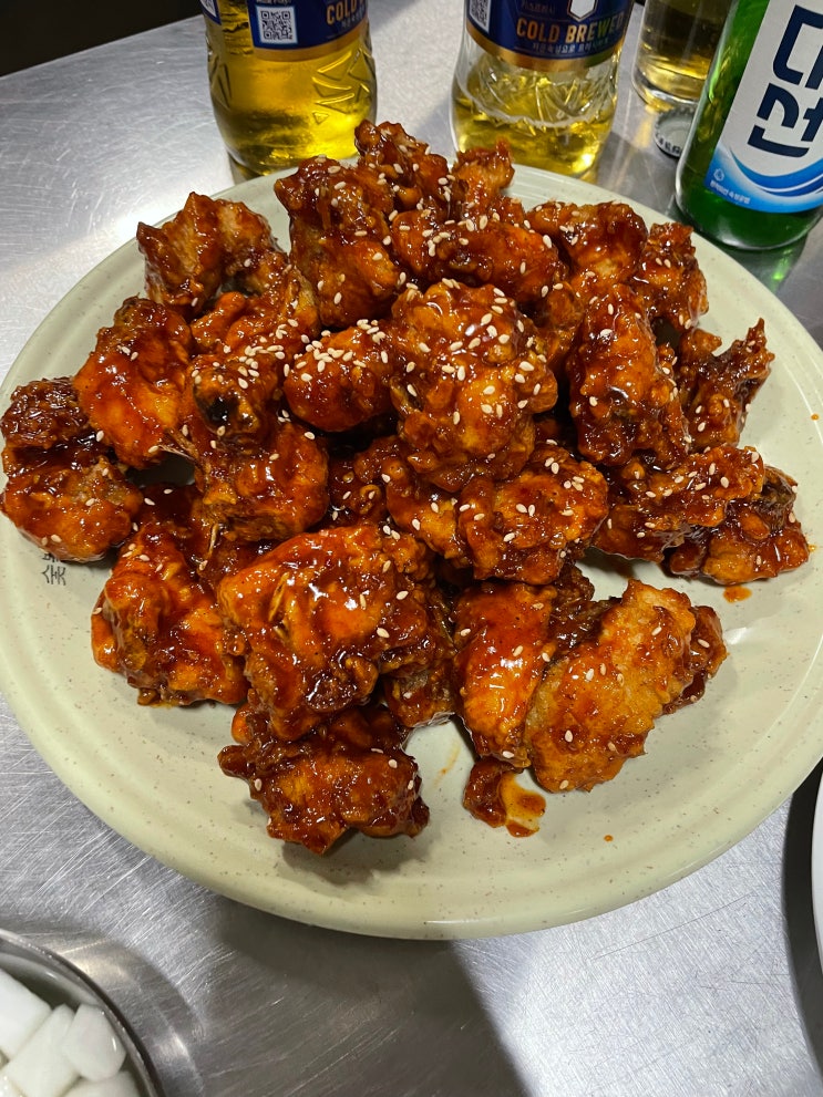  부산 사하구 장림 웨이팅2시간 치킨 맛있는곳 "월드양념통닭" 내돈내산 솔직후기!