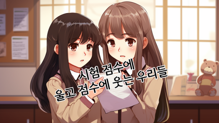  시험 점수에 울고 점수에 웃는 우리들