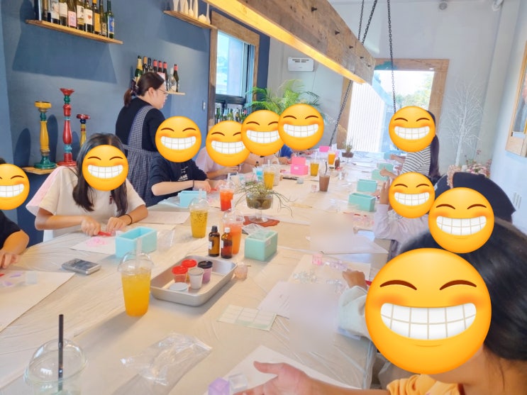  제주도 어린이 키즈 생일파티이벤트로 비누슬라임 만들기 체험 진행했어용!