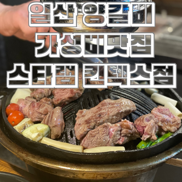  일산 양갈비 가성비 좋은 화로구이 전문점 스타램 킨텍스점