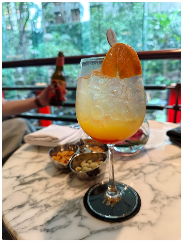  태국 방콕 반얀트리 호텔 로비 라운지 바(Lounge Bar) 실제 사용 리뷰 후기