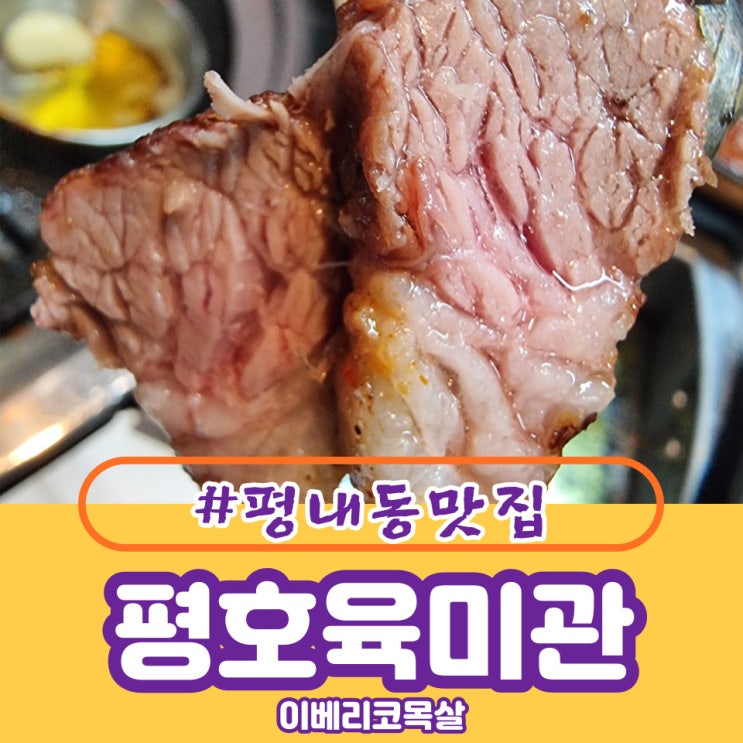  남양주 평내동맛집 in 평호육미관에 다녀오다