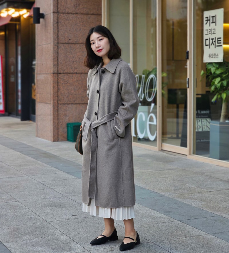 로엠 ROEM 맥코트 겨울 여자 코트 코디로 데일리룩
