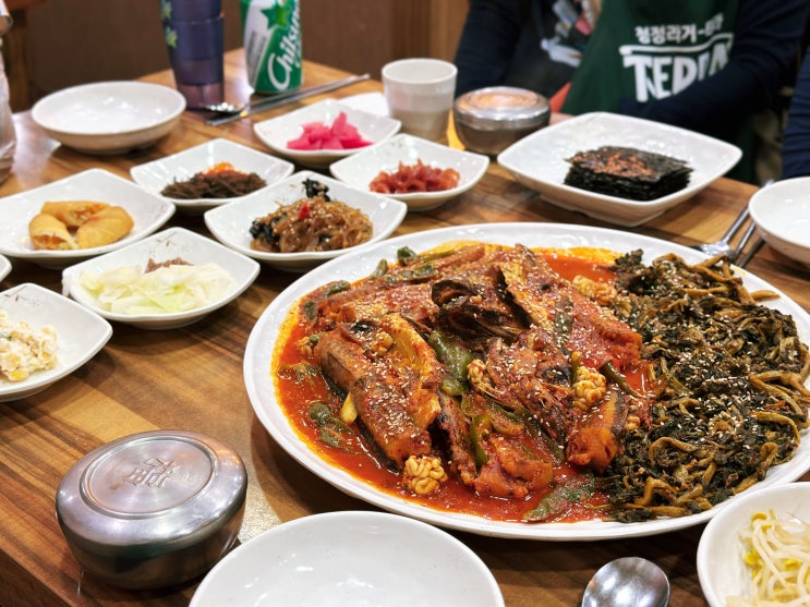  부천역 한식 코다리 맛집 명태어장 쭈갑골